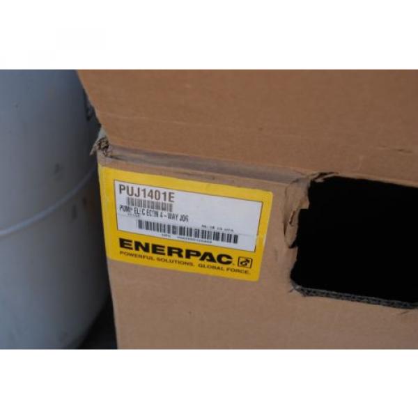 ENERPAC PUJ-1401E HYDRAULIC PUMP 4 WAY VALVE  new 230 volt #9 image