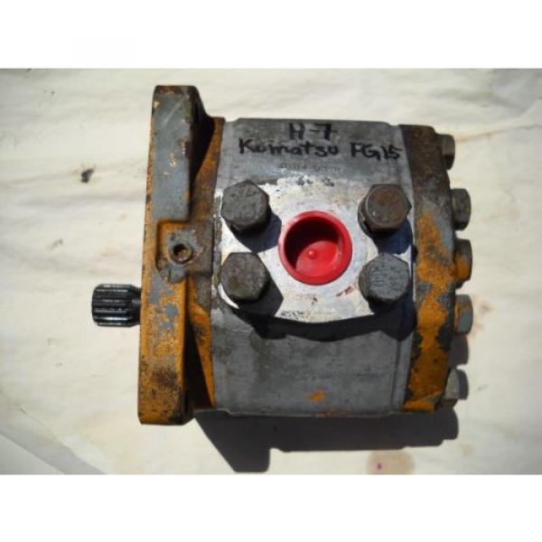 FIAT ALLIS KOMATSU HYDRAULIC PUMP C 84 03 R SPLINED  WITH PLATE #1 image