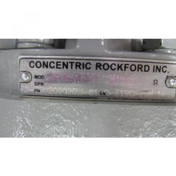 CONCENTRIC ROCKFORD 2993150 5113 R MULTI STAGE MULTI PORT HYDRAULIC PISTON PUMP #6 image