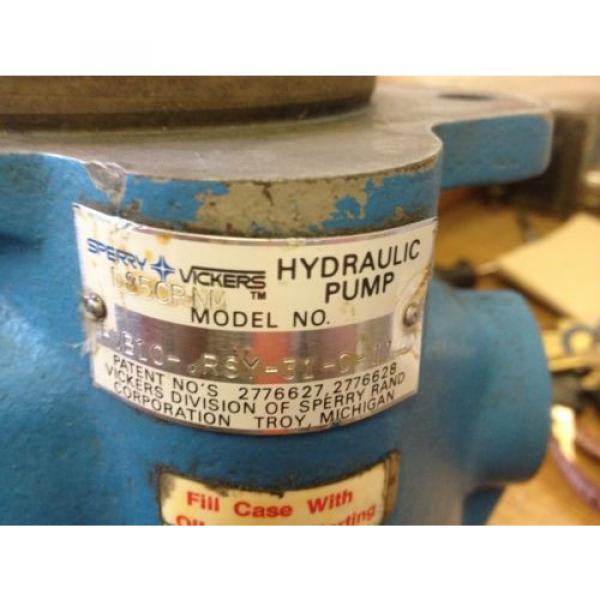 VICKERS HYDRAULIC PUMP MOTOR PVB10-RSY-31-C-11 #4 image