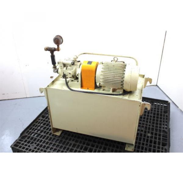 Daikin 5hp Hydraulic Unit V38A2R-95 Piston Pump 42.3 Gallon Tank Press Comp. #2 image