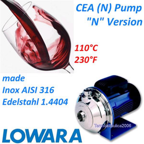 Lowara CEA AISI 316 Centrifugal Pump CEA370/2N/D 1,5KW 2HP 3x230/400V 50HZ Z1 #1 image