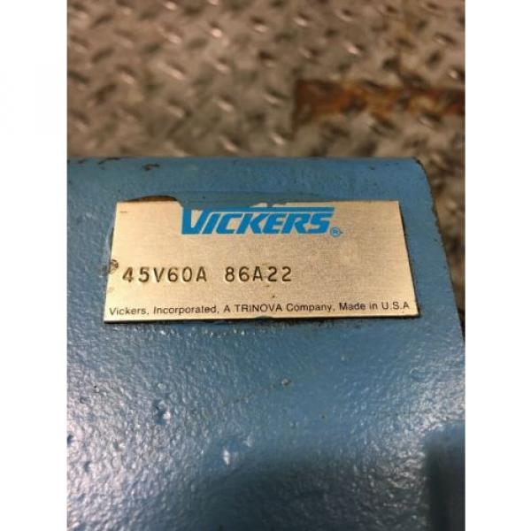 Vickers 45V60A 86A22 Hydraulic Pump Warranty! Fast Shipping! #2 image