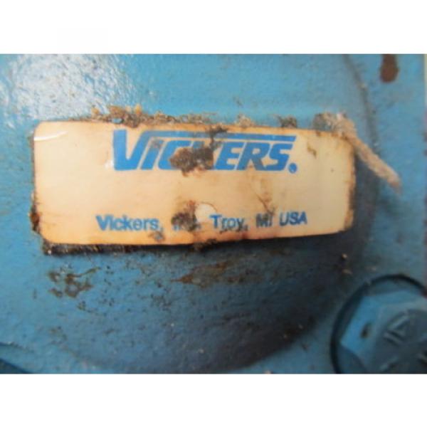 VICKERS VANE PUMP V20 1P13P 11B 11L NOS 11 spline shaft #5 image