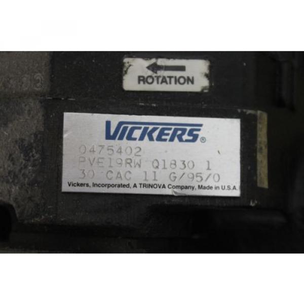 Origin VICKERS HYDRAULIC PUMP PVE19RW-Q1830-1 0475402 #2 image