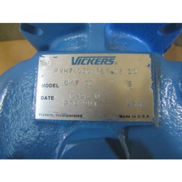 VICKERS HYDRAULIC OIL PISTON PUMP PVH74QIC RSF 1S 10 CM7 31 02-314991 #9 image