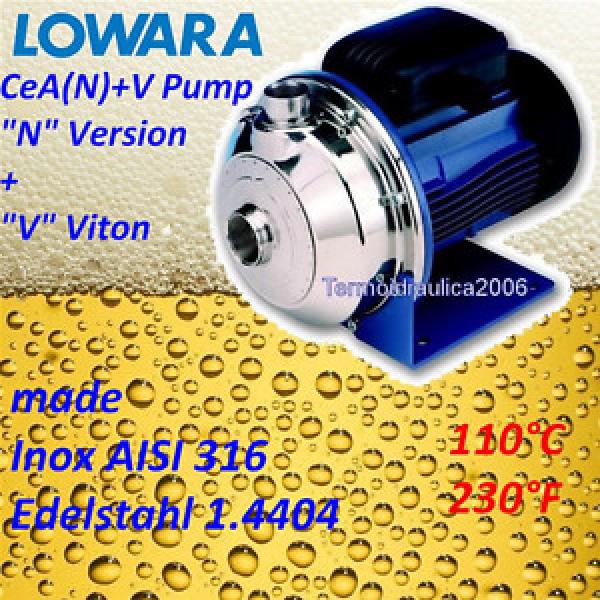 Lowara CEA AISI316+V Centrifugal Pump CEA120/5N/D+V 0,9KW 1,2HP 3x400V 50HZ Z1 #1 image