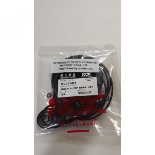 NEW REPLACEMENT SEAL KIT FOR KAWASAKI NV270DT  PUMP FOR HYDRAULIC EXCAVATOR #1 image