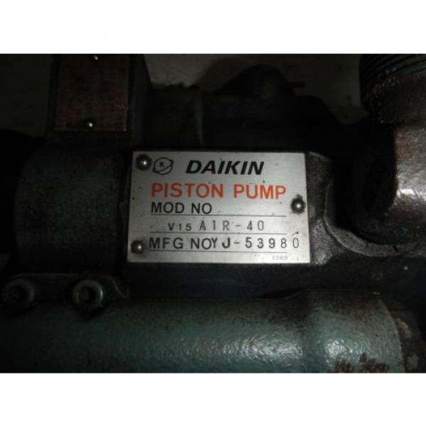 Daikin V15AIR-40/M15A1-2-30 1.5KW 2HP  Hydraulic Pump/Motor Combo 5GPM #2 image