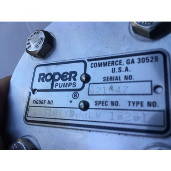 NEW ROPER PUMPS 01SS1PTYDJHLW ROTARY PUMP 16261 #11 image