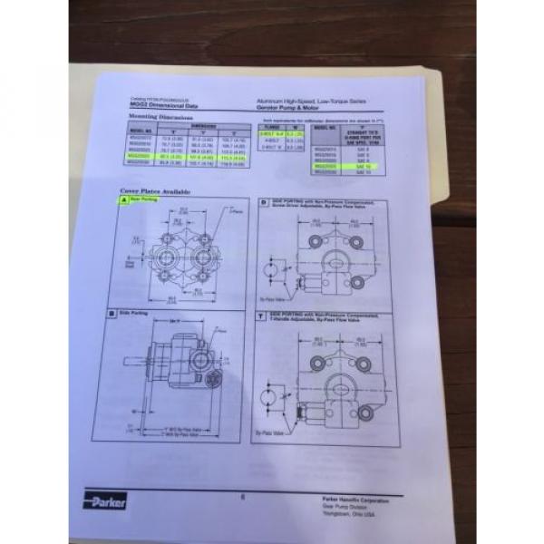 Parker hydraulic motor MGG20025 #4 image