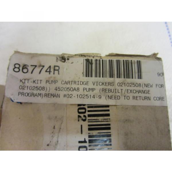 VICKERS 02-102508 CARTRIDGE C KIT – REMANUFACTURED # 02-102514-9 #6 image