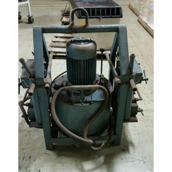 Hagglunds Portable Hydraulic Unit with 2 Hydraulic Rams #1 image