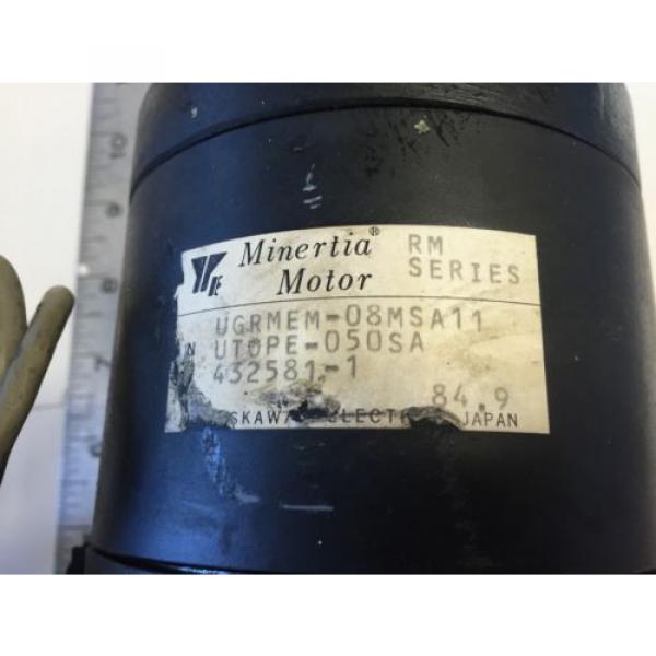 USED YASKAWA UGRMEM-08MSA11,UTOPE-050SA ROBOTIC SERVO MINERTIA MOTOR  ,BOXZA #2 image