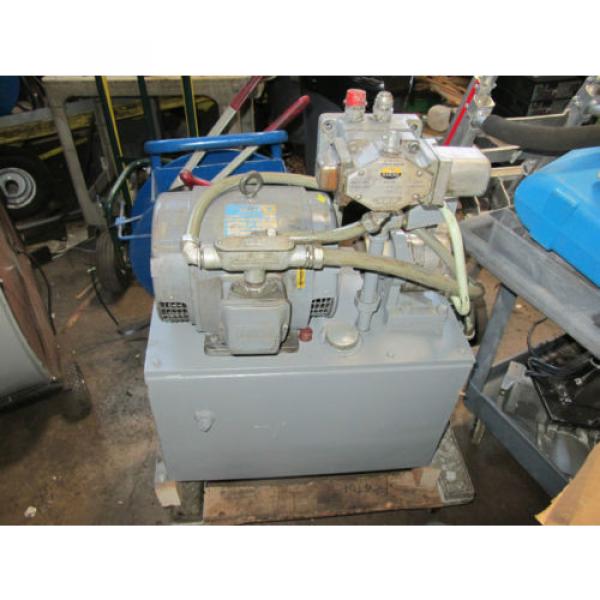 RACINE PFGA1A011FR PUMP, 7.5 HP BROOK INDUCTION MOTOR, RACINE 4 WAY VALVE, TANK #1 image