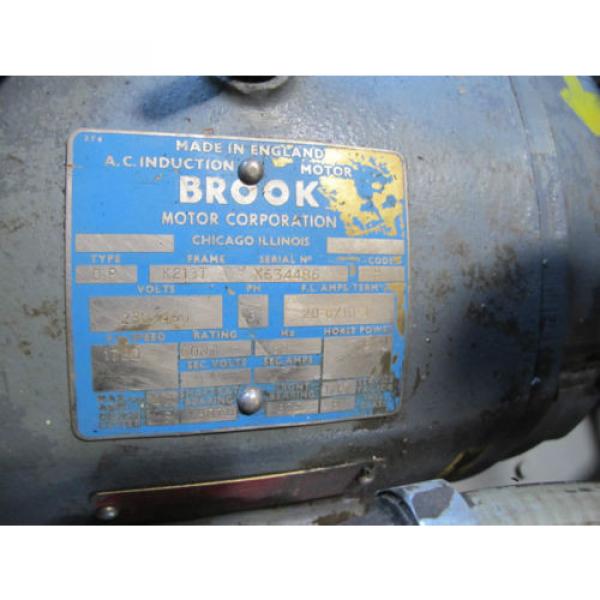 RACINE PFGA1A011FR PUMP, 7.5 HP BROOK INDUCTION MOTOR, RACINE 4 WAY VALVE, TANK #3 image