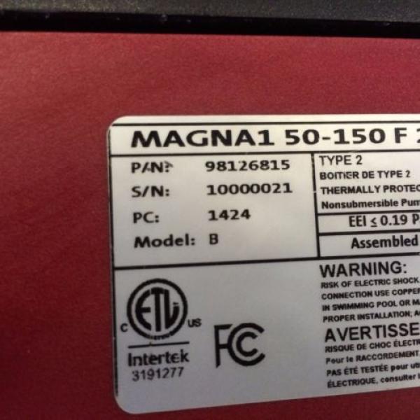 Grundfos Magna 1 50-150 F280 Electronic Circulator Pump #12 image