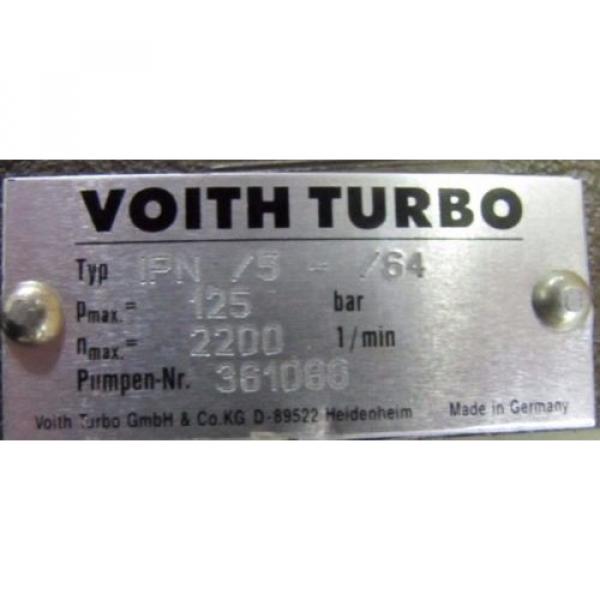 VOITH TURBO IPV 6 - 64 601 IPN /5 - /64 DUAL DOUBLE INTERNAL GEAR PUMP NEW #4 image