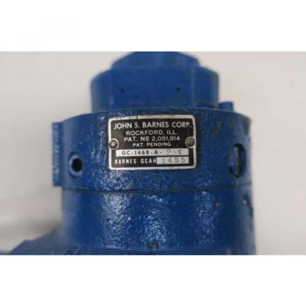 JOHN S BARNES GC-1468-A-2-C HYDRAULIC GEAR PUMP D559965 #8 image