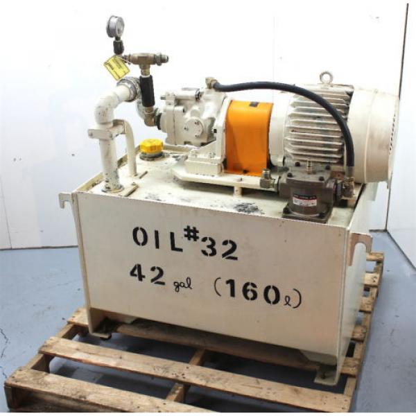 Daikin 5hp Hydraulic Unit V38A2R-95 Piston Pump 42 Gallon Tank Press Comp #1 image