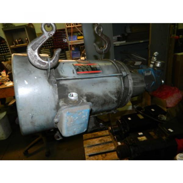 10 HP AC Motor w/ Vickers Hydraulic Pump, VQ10-A2R-SE15-20-C21-12, Used #1 image