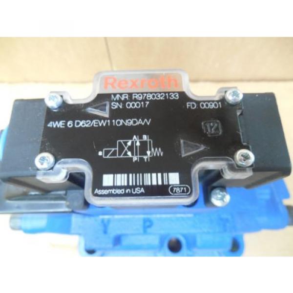 Rexroth Directional Valve 4WE 6 D62/EW110N9DA/V 4WEH 22 C76/6EW110N9DA/V origin #2 image