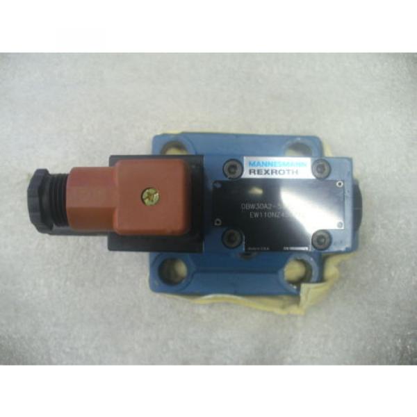 MANNESMAN REXROTH BOSCH VALVE,SOLENOID  P/N DBW30A2-5X1315XU6A2110NZ45V/12 #1 image