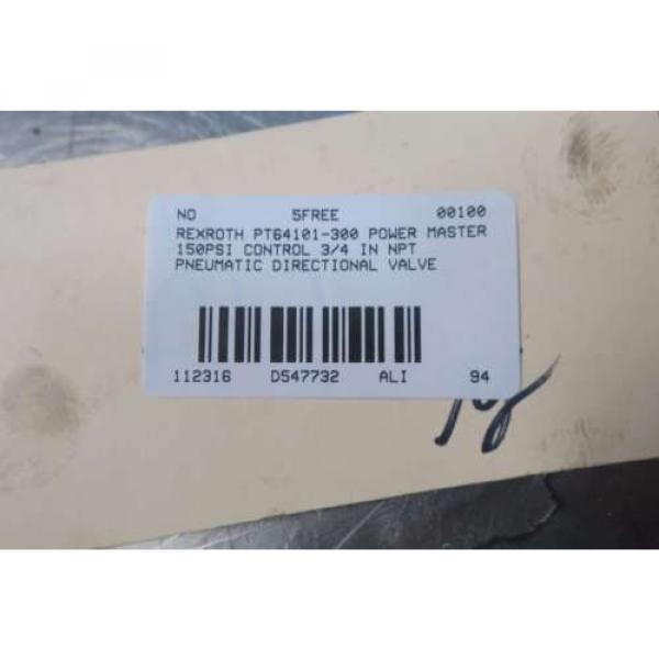 Origin REXROTH PT64101-300 150PSI 3/4 IN NPT DIRECTIONAL CONTROL VALVE D547732 #7 image