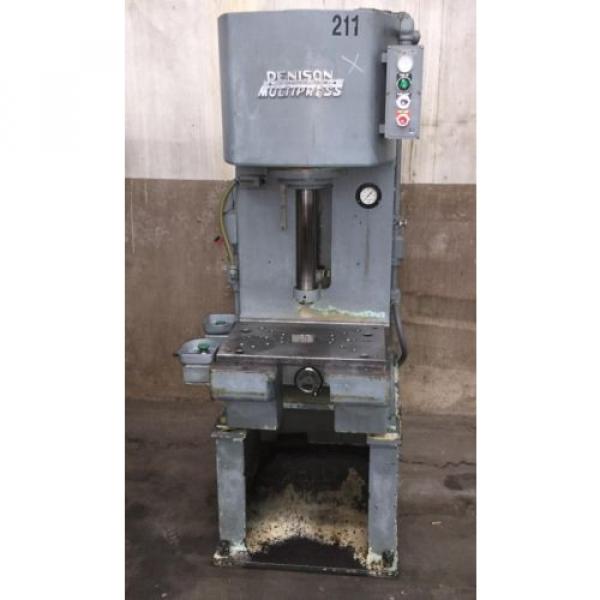 1973 Denison 10-Ton Hydraulic Press, model T100M, WARRANTY #1 image