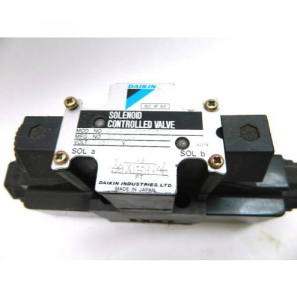 Daikin KSO-G02-66CB-30 Solenoid Operated Hydraulic Valve 200Vac Spring Center #3 image