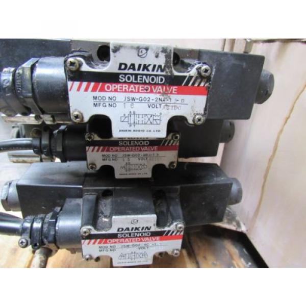 HYDRAULIC POWER UNIT W/ DAIKIN MOTOR PUMP V15A2F-J, PISTON PUMP V15 A2R-40 QE #10 image