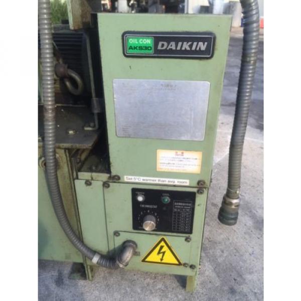 DAIKIN #039;OIL CON#039; AKS30 HYDRAULIC OIL UNIT SUPPLY PUMP amp; CHILLER OKUMA LC20 #4 image