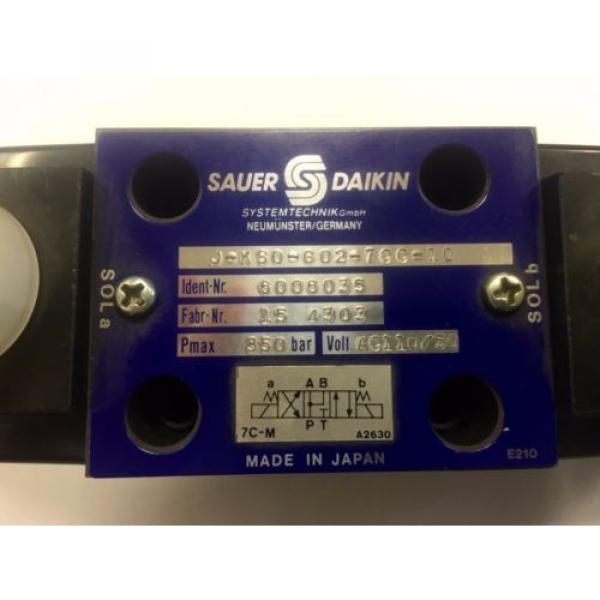 SAUER DAIKIN HYDRAULIC VALVE J-KSO-G02-7CC-10 #2 image