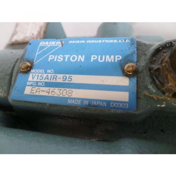 DAIKIN PUMP V15AIR-95 V15A1R-95 VI5AIR-95, M15A1-3-40 MI5AI M15AI V15A1R-80 John #6 image