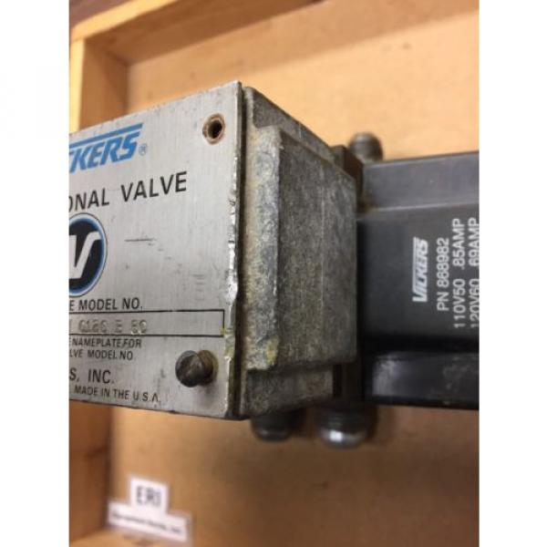 VICKERS DG4S4W-012C-B-60 - 02-120015 Hydraulic Directional Pilot Valve  Loc 92A #4 image