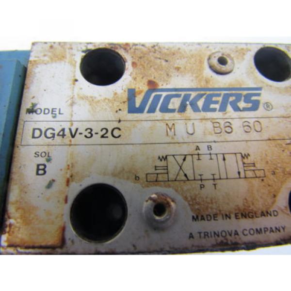 Vickers DG4V-3-2C-M-U-B6-60 Directional Hydraulic Solenoid Control Valve 115V #9 image