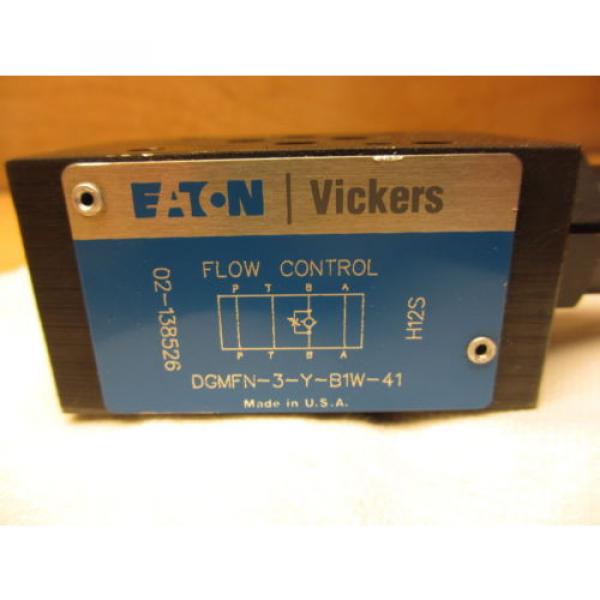 Eaton Vickers DGMFN-3-Y-B1W-41 Hydraulic Flow Control Valve NOS 02-138526 #2 image