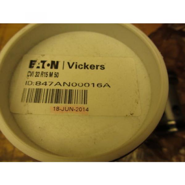 Vickers CVI 32 R15 M 50 Slip in Hydraulic Cartridge Valve NOS, Missing Top Oring #7 image