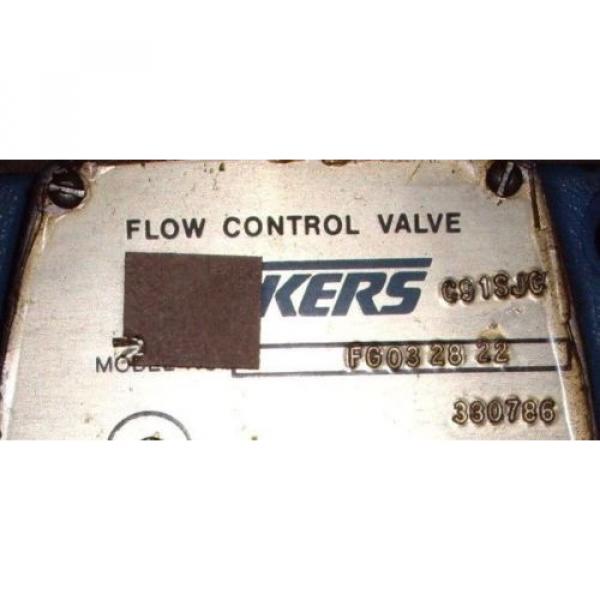 Vickers Hydraulic Flow Control , # FG032822 , A7L #2 image