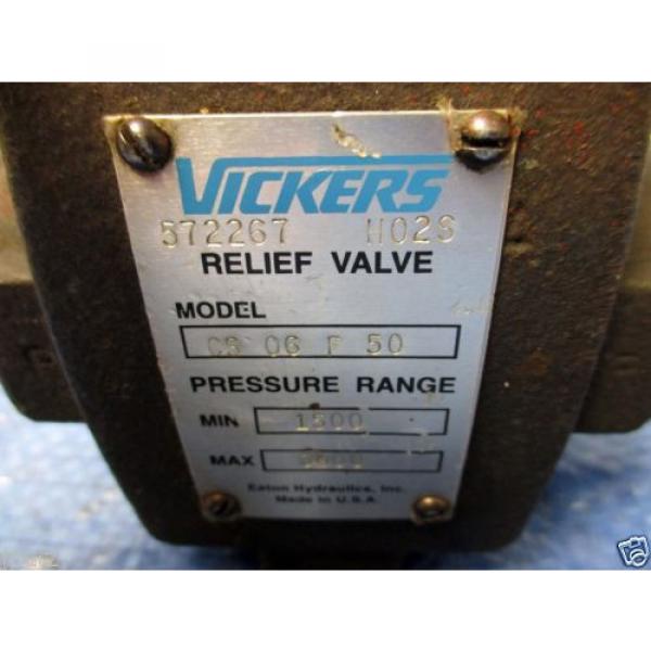 Vickers Relief Valve CS-06-F-50 or CS06F50 origin Old Stock Never used #2 image