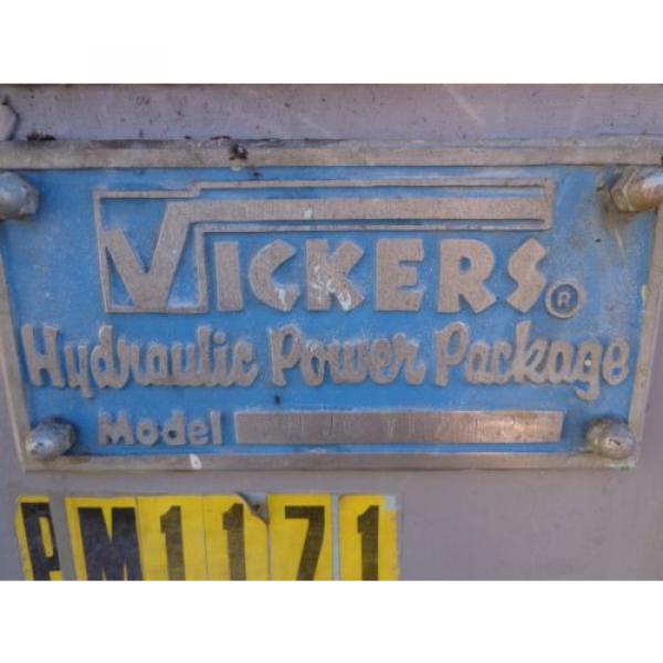 15 Hp Vickers Hydraulic Power Package Unit Vickers CT-10-B-10 CHJO11742 #3 image