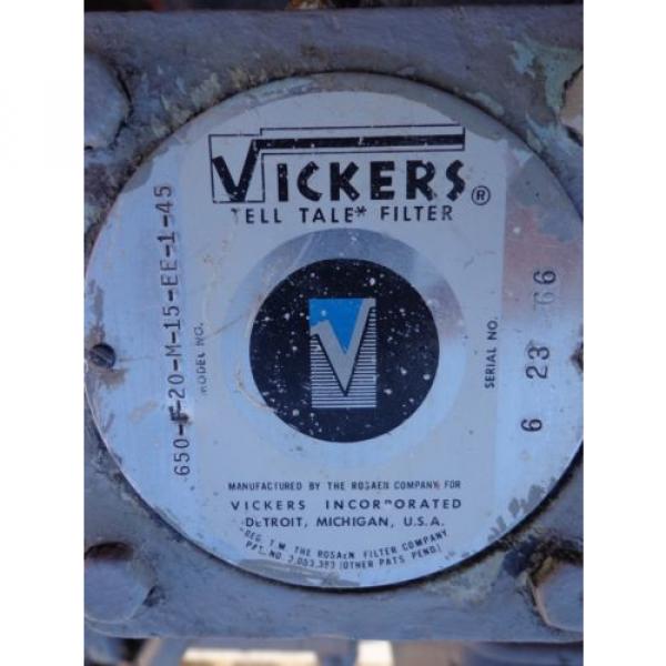 15 Hp Vickers Hydraulic Power Package Unit Vickers CT-10-B-10 CHJO11742 #6 image