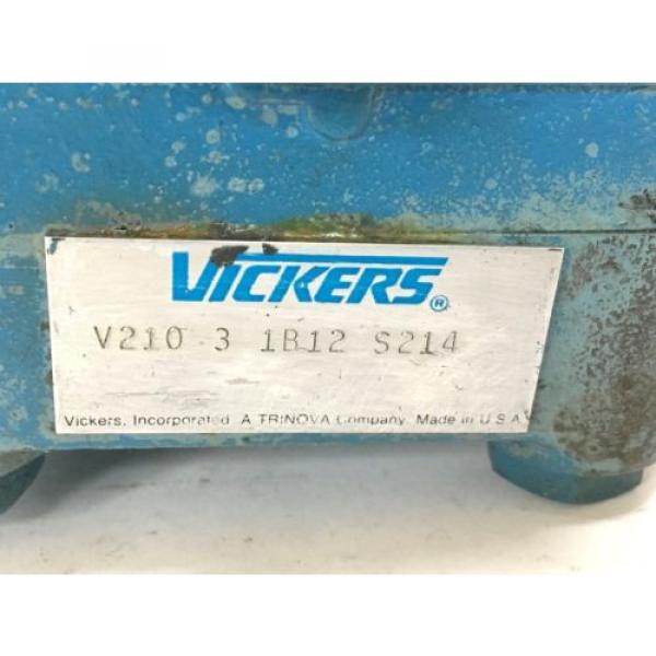 VICKERS V210 VANE PUMP V210-3-1B12-S214 #2 image