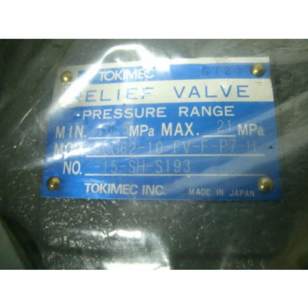 TOKIMEC VICKERS HYDRAULIC PROPORTION RELIEF VALVE TCG62-10-FV-F-P7-H-15-SH-S193 #2 image