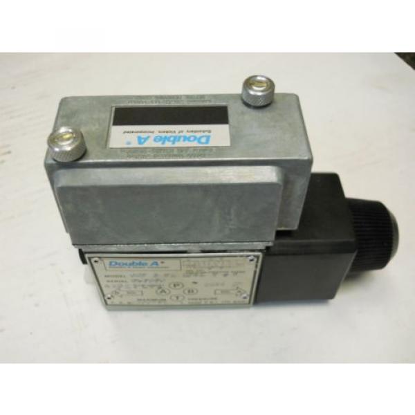 VICKERS / DOUBLE A QGF 3 F1 10B1 TSP HYDRAULIC SOLENOID VALVE 120V Origin NO BOX #1 image