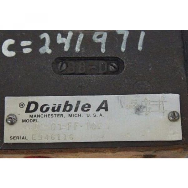 DOUBLE A VICKERS QF-01-FF-10F1 HYDRAULIC VALVE, QFFF10F1, W/ DECCO COILS 11-438 #4 image