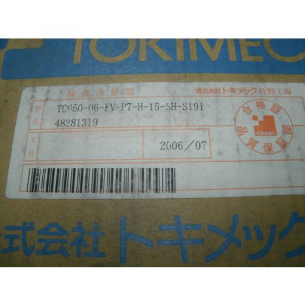 TOKIMEC VICKERS HYDRAULIC RELIEF VALVE TCG50-06-FV-P7-H-15-SH-S191 48281319 #1 image