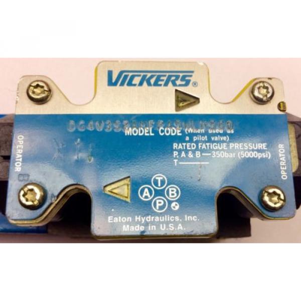 VICKERS DG4V-3S-2A-M-FPA5WL-H5-60 REVERSIBLE DIRECTIONAL CONTROL VALVE 24VDC Origin #3 image