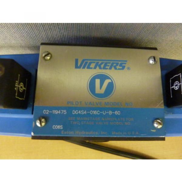 Vickers DG4S4-016C-U-B-60 Hydraulic Pilot Control Valve 110/120VAC 12463 #2 image