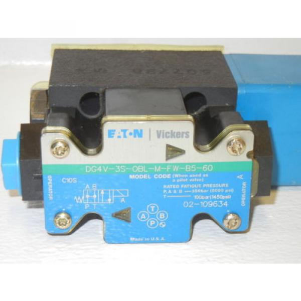 EATON VICKERS DG4V-3S-0BL-M-FW-B5-60 Origin DIRECTIONAL VALVE DG4V3S0BLMFWB560 #2 image